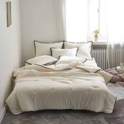 MicroModal Eco Mid-Season Comforter SS/Q+Pillow Cover (Colors Options)_ Korea Direct Delivery A