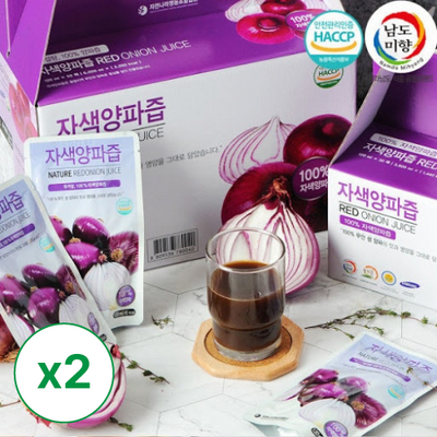 Purple Onion Juice (120ml x 30 bags) x 2 box _ free shipping (Set)