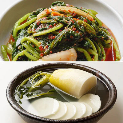 Hwang Jin Dam Young Radish Kimchi 2kg + Radish Water Kimchi 2kg + Kakdugi 1kg_Korea Direct Delivery C