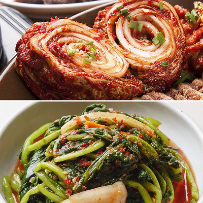 Hwang Jin Dam Bossam Kimchi 3kg + Young Radish Kimchi 2kg_Korea Direct Delivery A