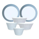 [한국도자기] 코지 블루 2인용 6P 기프트 세트