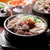 [순대국세트] 사골 육수 농축액 1.1lb x 2팩 + 전통순대 1lb + 삶은 돼지 부속모듬 7oz (묶음)_ 타임딜