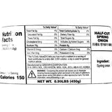 Multi Purpose Half Cut Spring Onion 450g
