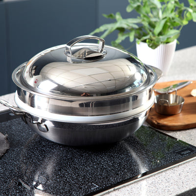 Altenbach High-Dome 316Ti Multi Party Wok
30cm / 32cm Size Options_Korea Direct Delivery E