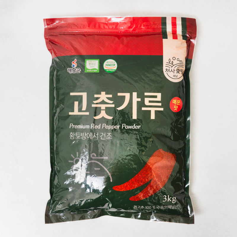 [2025년산][천사애땅] 해남 고춧가루 매운맛 3kg_무료배송