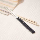 [BOGEN] 쌍띠에 샤틴 수저세트 블랙 (단품)