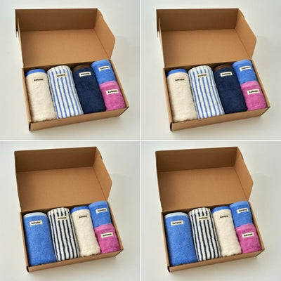 [코토나] 홈바디 타월 기프트팩 마일드 2박스 + 코지 2박스_무료배송 (묶음)