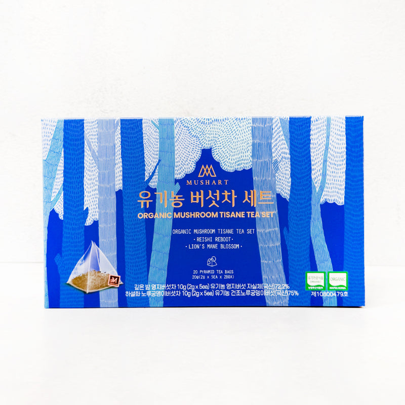 [솔룸바이오텍] 유기농 버섯차 2종 세트 (2g x 5ea x 2box)