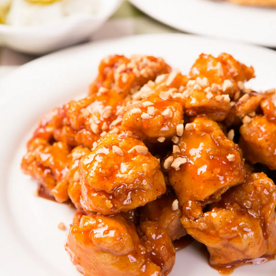 [bibigo] Korean Style Crunchy Chicken with Soy Garlic Sauce 18 oz