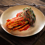 Hongcheon Daebok Spicy Cabbage Kimchi 2kg + Spicy Green Onion Kimchi 2kg_Korea Direct Delivery D