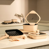 [한국직배송 A] 보오글 프리미엄 쿡웨어 8종세트 (블랙/버건디/베이지/그린)