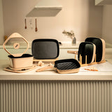 [한국직배송 B] 보오글 프리미엄 쿡웨어 14종세트 (블랙/버건디/베이지/그린)