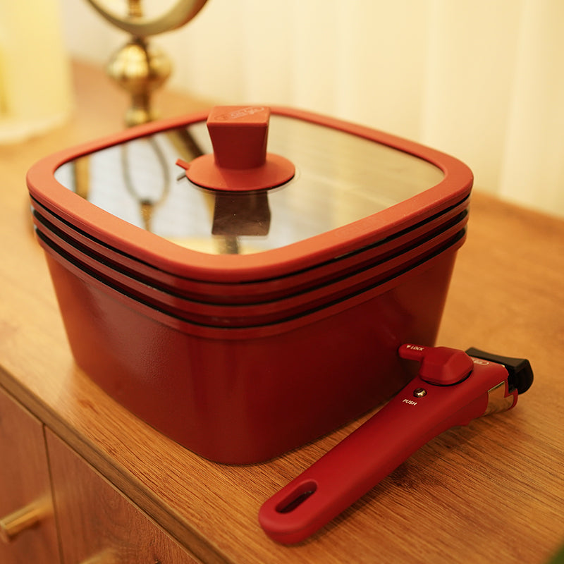 [한국직배송 B] 보오글 프리미엄 쿡웨어 14종세트 (블랙/버건디/베이지/그린)