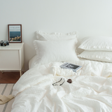 [한국직배송 A] 한길침장 겨울용 차렵이불 도비원단 모달100% 아이유 SS/Q(10OZ) (색상:화이트/민트그레이/블루)