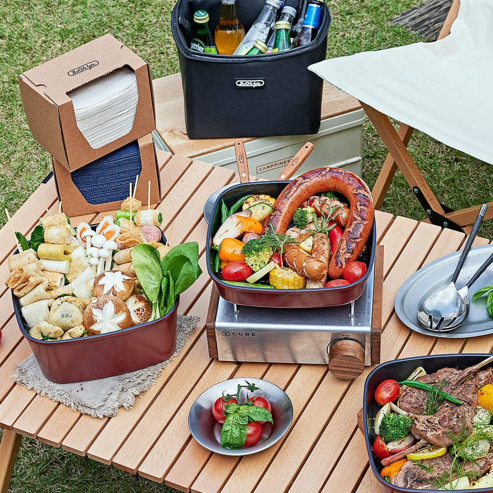 [한국직배송 B] 보오글 프리미엄 쿡웨어 14종세트 (블랙/버건디/베이지/그린)