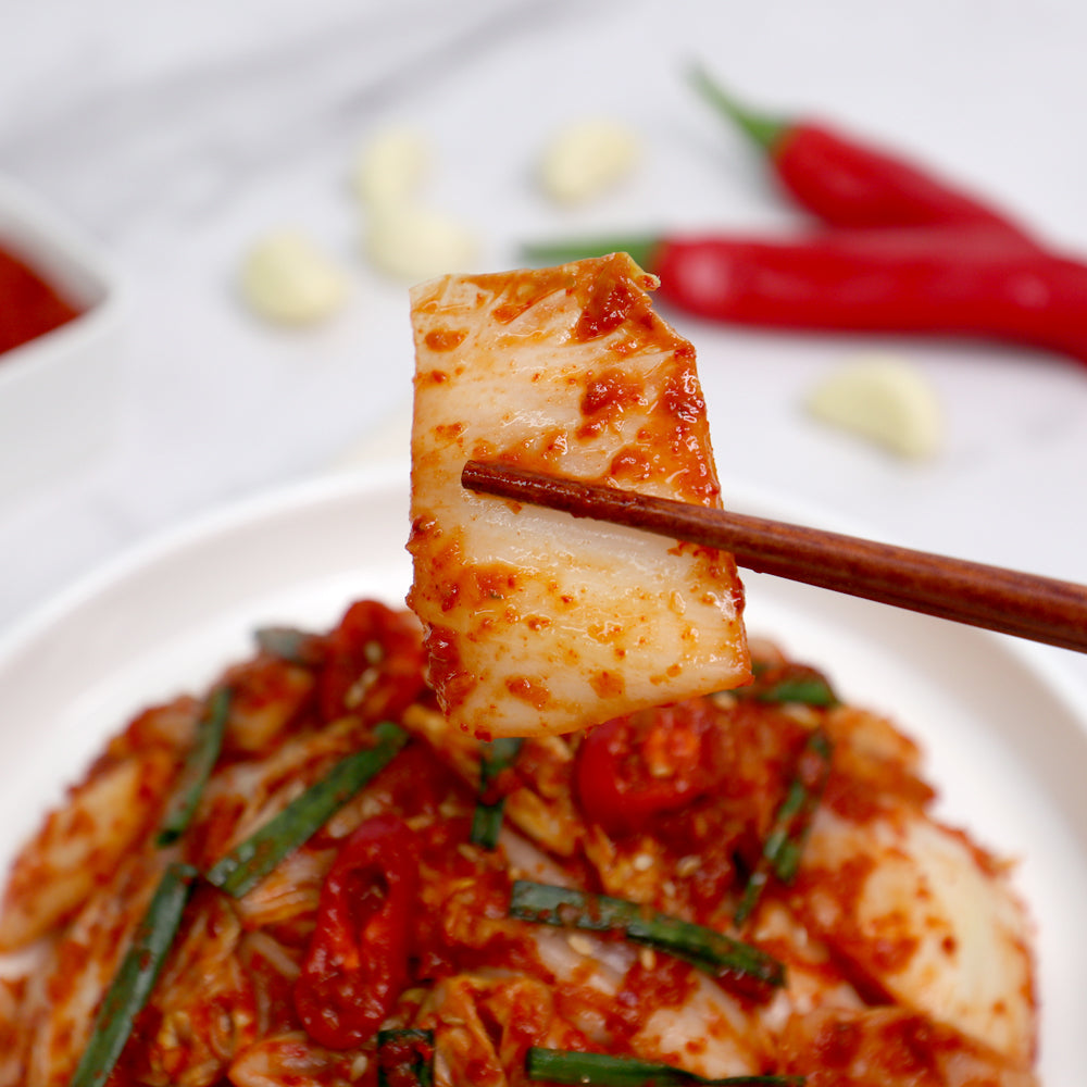 [한국직배송 B] 김치품평회 대상 새벽팜 포기김치 3kg + 갓김치 1kg