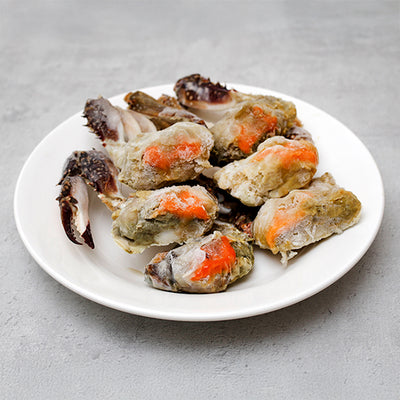 Korean Female Blue Crab Half-Cut with Roe 600g
