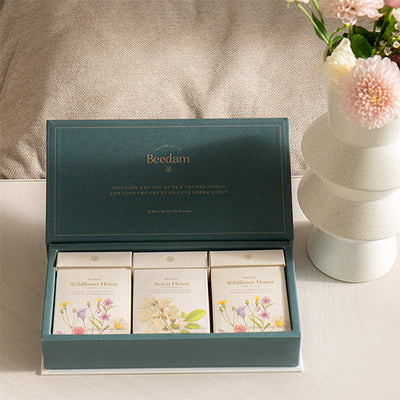 [비담] 프리미엄 자연꽃꿀 허니스틱 3구 선물세트 600g_무료배송