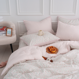 [한국직배송 B] 한길침장 겨울용 차렵이불 DTP원단 모달100% 샤론 SS/Q(10OZ) (색상:민트/핑크)