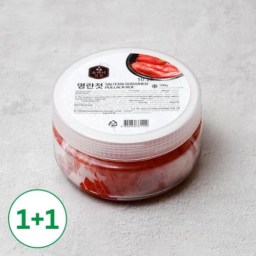 [1+1][동화푸드] 오마니 명란젓 500g (묶음)_타임딜