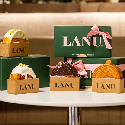 Bakery Lanu Premium Salt Bread 5pcs + Cream Kouign-Amann 4pcs Total 9pcs_Korea Direct Delivery B
