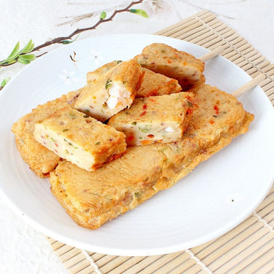 Jumbo Spicy Squid & Vegetable Fish Cake Bar Set 100g x 5ea