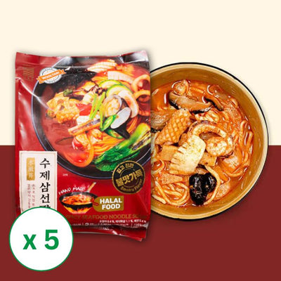 香辣海鲜面条汤 1.36千克（2份） x 5包_免运费（套餐）