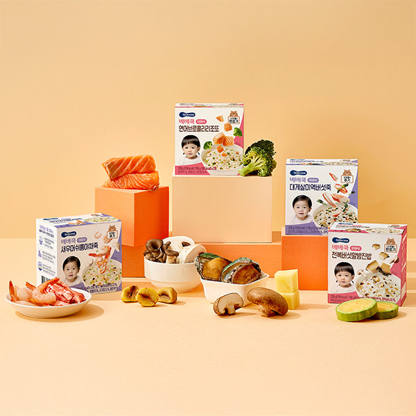 [한국직배송 C] 베베쿡 연어브로콜리리조또 (110g x 20개) 1박스