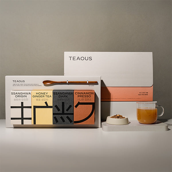 [티어스] 한국 전통차 4종 컬렉션 선물세트(120g x 4)