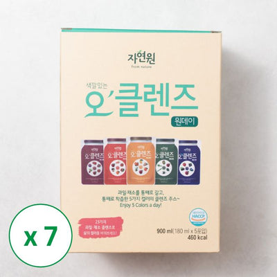 O’Cleanse One Day Juice (180ml x 5ea) x 7 Box (Set)
