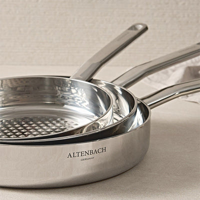 Altenbach Solid 316Ti Sauté Pan 20cm / 24cm / 26cm Select Option_Korea Direct Delivery C