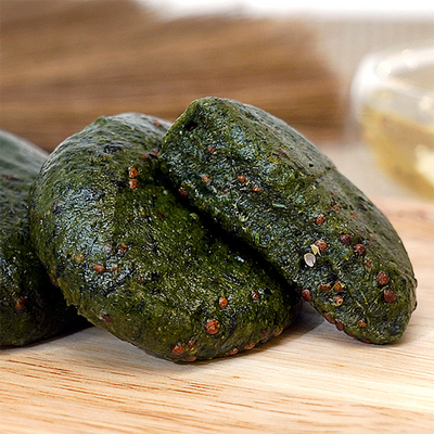 Mugwort Brown Rice Cake with Perilla Seeds 600g
