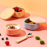 Cream Silicone Baby 4-Piece Set(Cream Yellow)_Korea Direct Delivery D