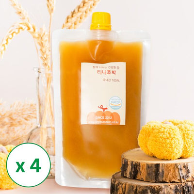 [Tiny Pumpkin] Korean Pumpkin Traditional Rice Drink 300ml x 4 Packs (Set)