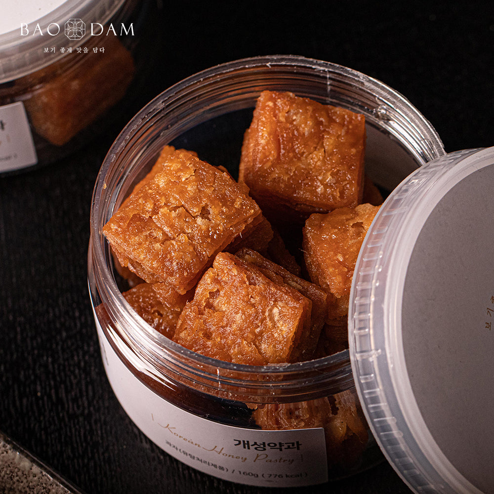 [바오담] 개성약과 패스츄리 선물세트(160g x 2통) x 2세트 (묶음)_무료배송
