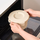 Calo Bowl Low Sugar Rice Cooker Set (Green Color + Cream Color)