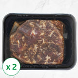 Seasoned Boneless Beef Short Rib 1LB x 2packs (Set)