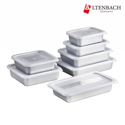 Altenbach Stainless Steel Tray 7-Piece Set with Rack_Korea Direct Delivery A