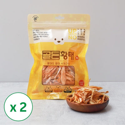 Yongdae-ri Golden Dried Shredded Pollack 70g x 2 (For Pets) (Set)