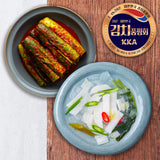 Hongcheon Daebok Cucumber Kimchi 2kg + Water Radish Kimchi 2kg_Korea Direct Delivery B