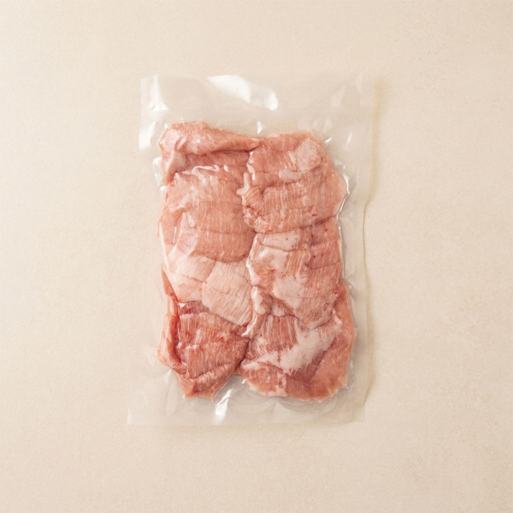 切片猪颊肉 1磅