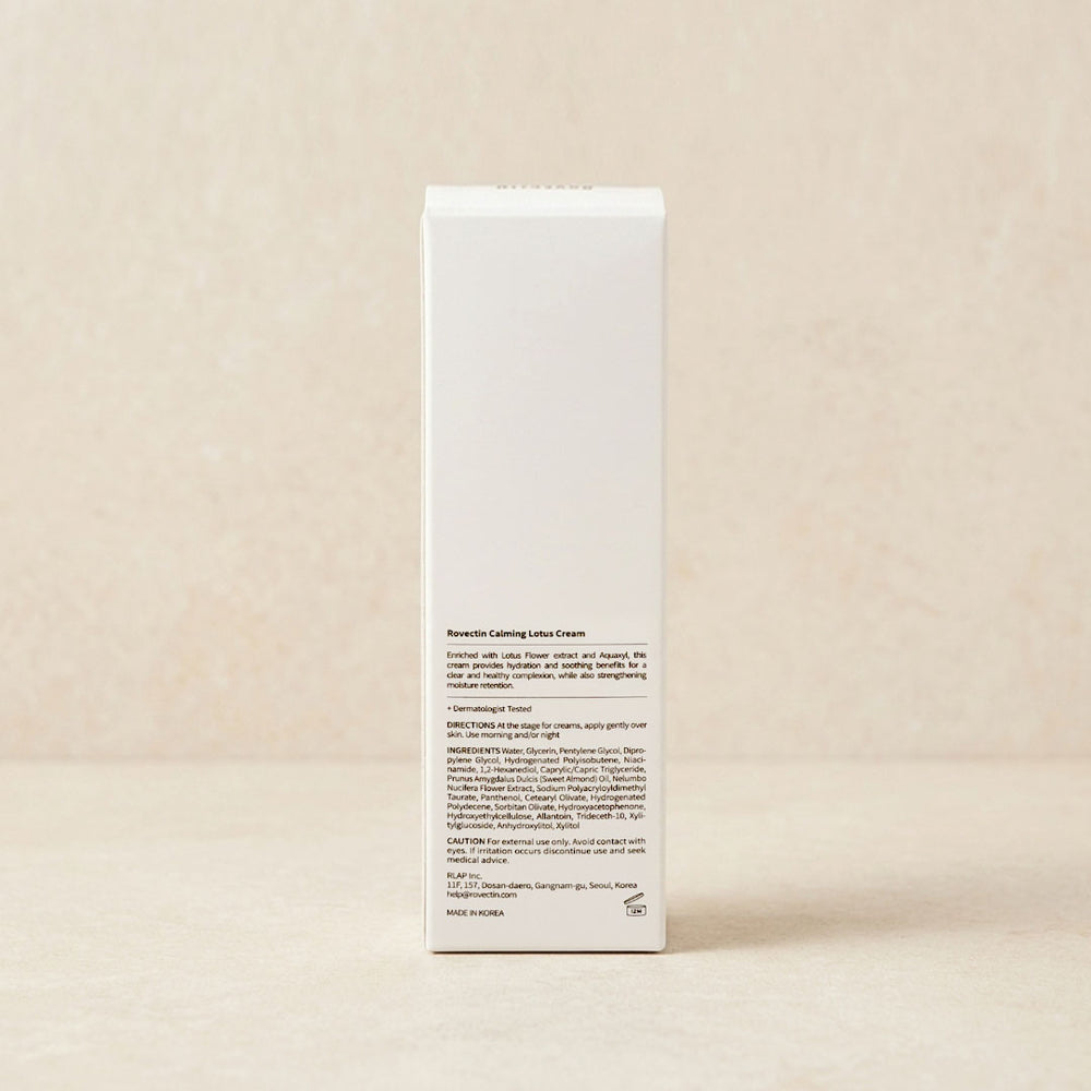 [Rovectin] Calming Lotus Cream 60ml