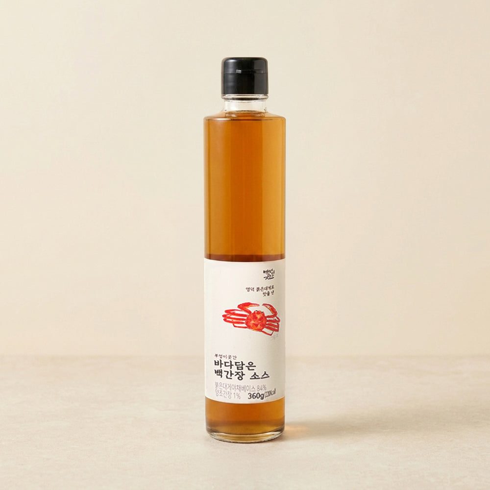 [부엉이곳간] 바다담은 백간장 소스 360g