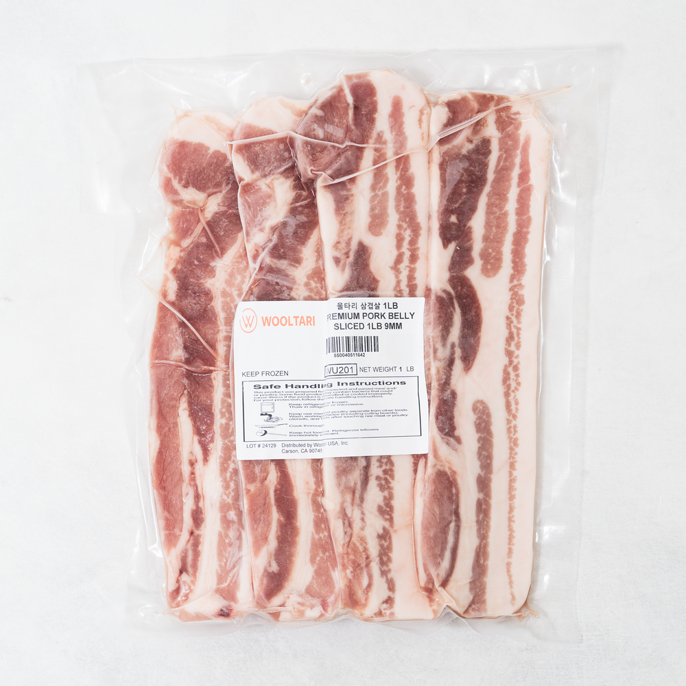 [Wooltari] Pork Belly Jjaguri Jjigae Meal Kit (Pork Belly Sliced 1lb + Sauce 300g) 