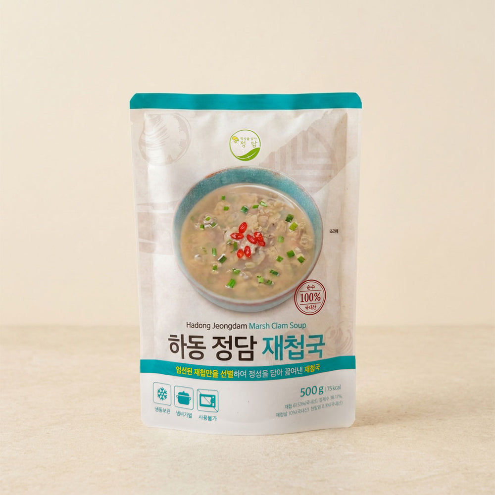 [Jeongdam] Hadong Marsh Clam Soup 500g x 2pk