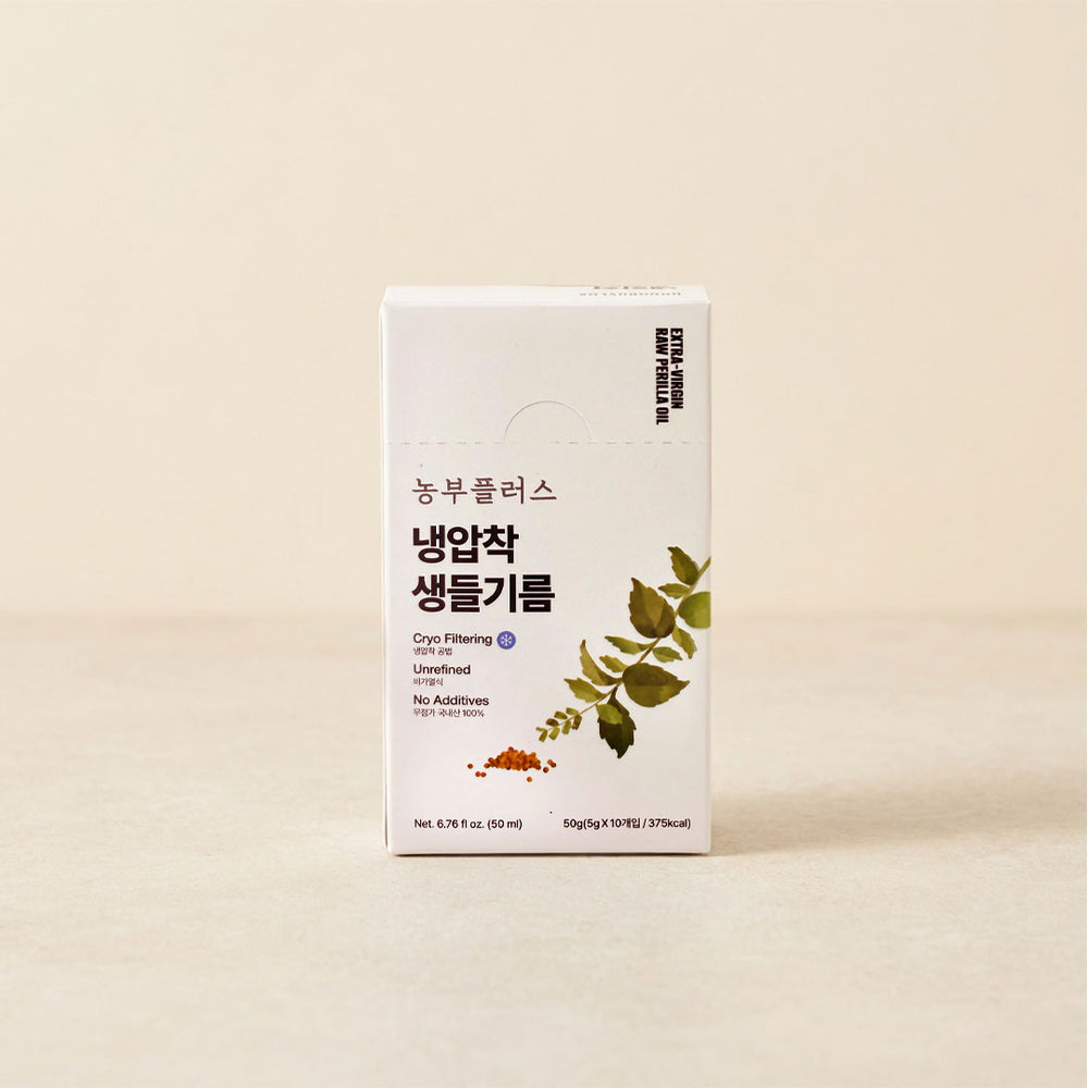 [농부플러스] 냉압착 생들기름 스틱 50g (5gx10개)