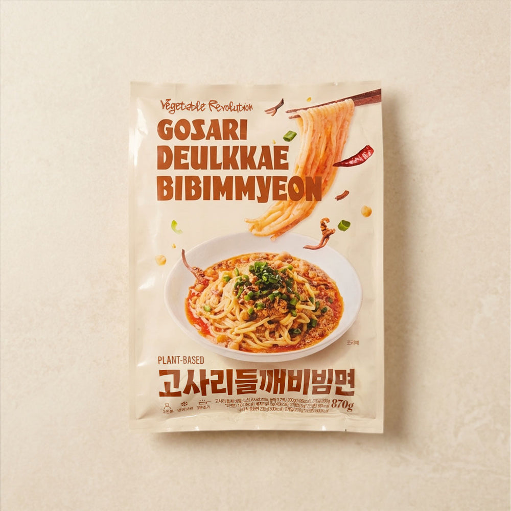 [배드캐럿] 고사리 들깨 비빔면 870g