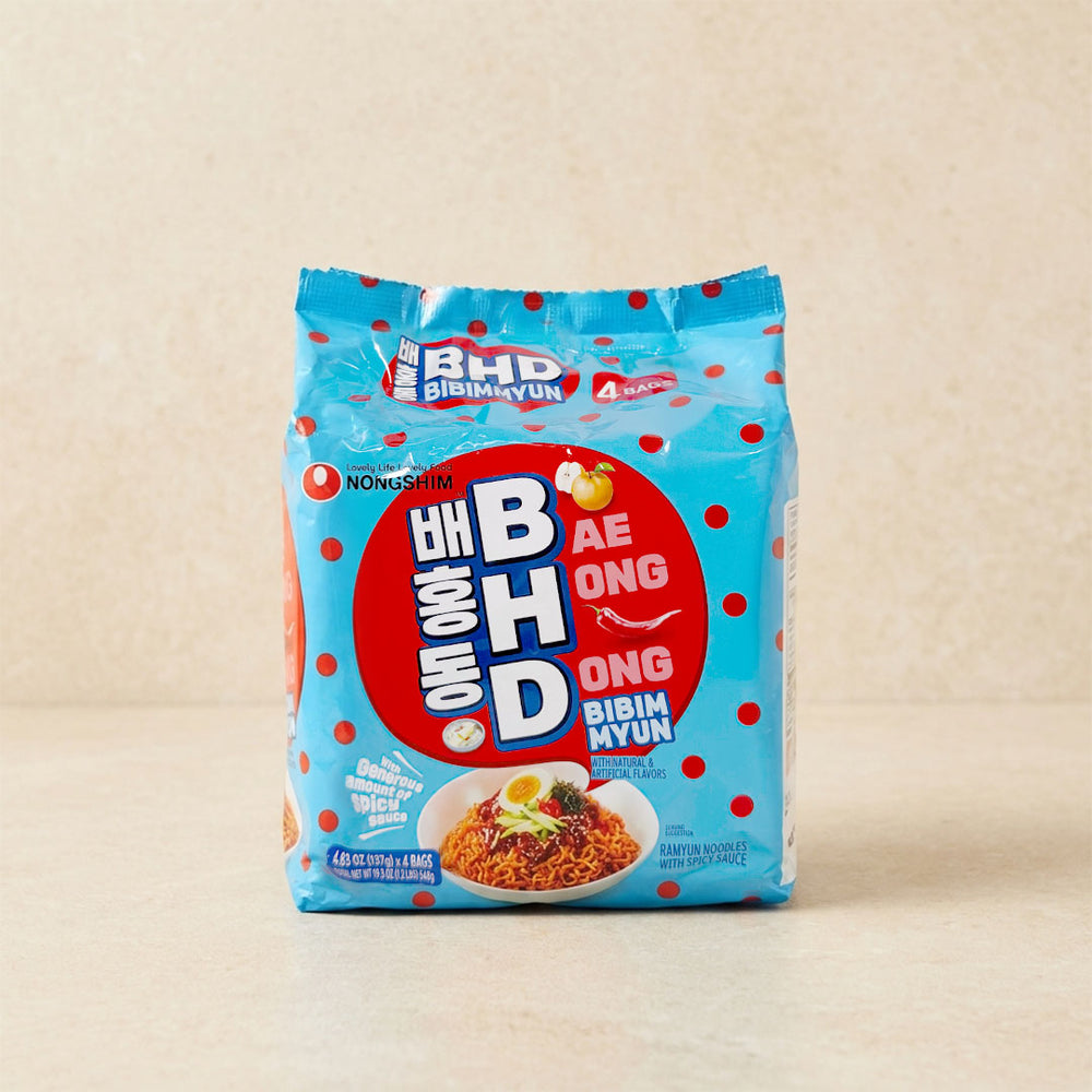 [Nongshim] Baehongdong Bibimmyun Multi Pack 137g x 4