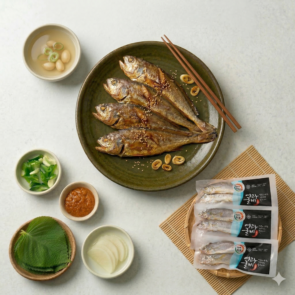 [유명수산] 영광 법성포 영광굴비(내장제거) (80g x 10미)