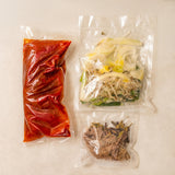[Wooltari] Spicy Beef Soup With Vegetable 2.5lbㅣ*Free* [Yesodam] Green Onion Kimchi 800g